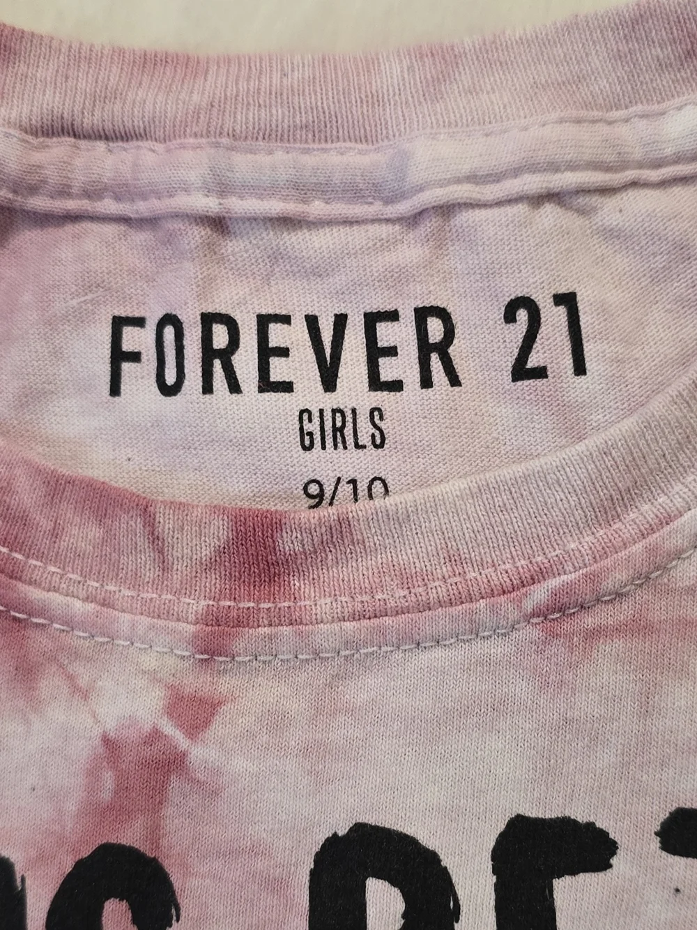 Forever 21 Pink Tie-Dye 'Life Is Better With A Dog' Graphic Tee